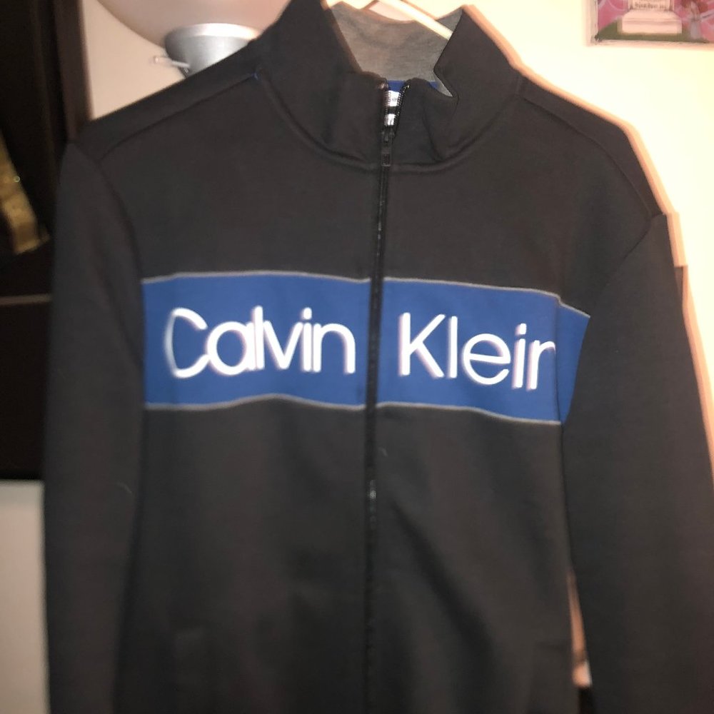 Calvin Klein Black track jacket